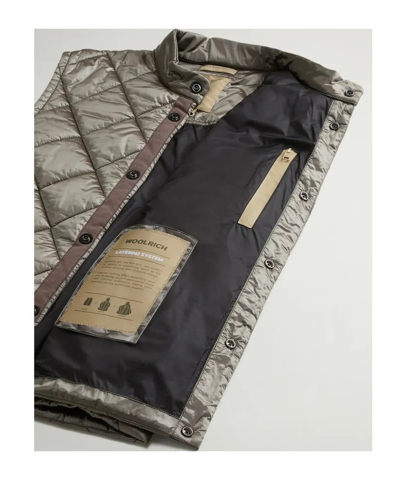 Diamond-Quilting Vest