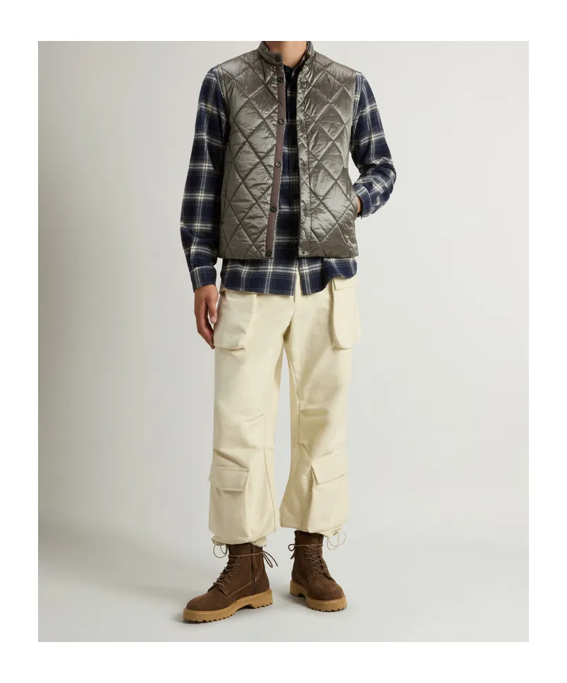 Diamond-Quilting Vest