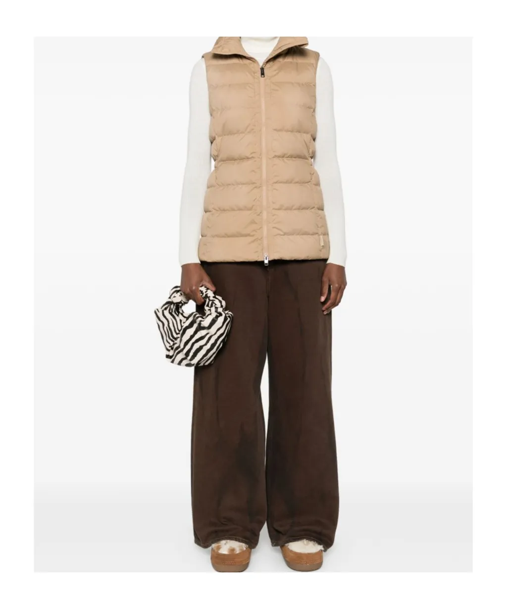 Padded Zip-Up Gilet