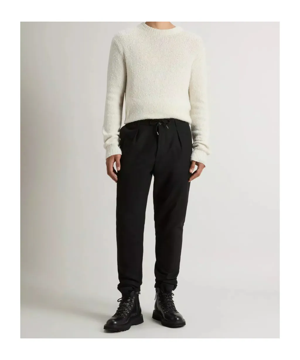Pleated Drawstring Trousers