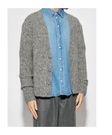 V-Neck Knitted Cardigan