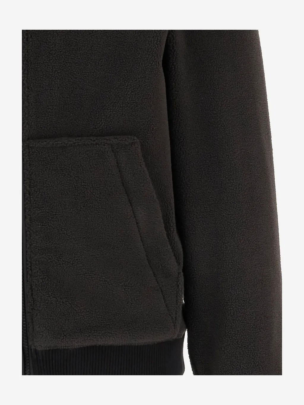 Logo Patch Zip-Up Hoodie