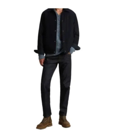 Button-Up Long-Sleeved Shirt Jacket