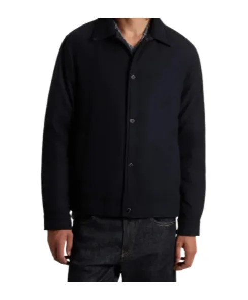 Button-Up Long-Sleeved Shirt Jacket