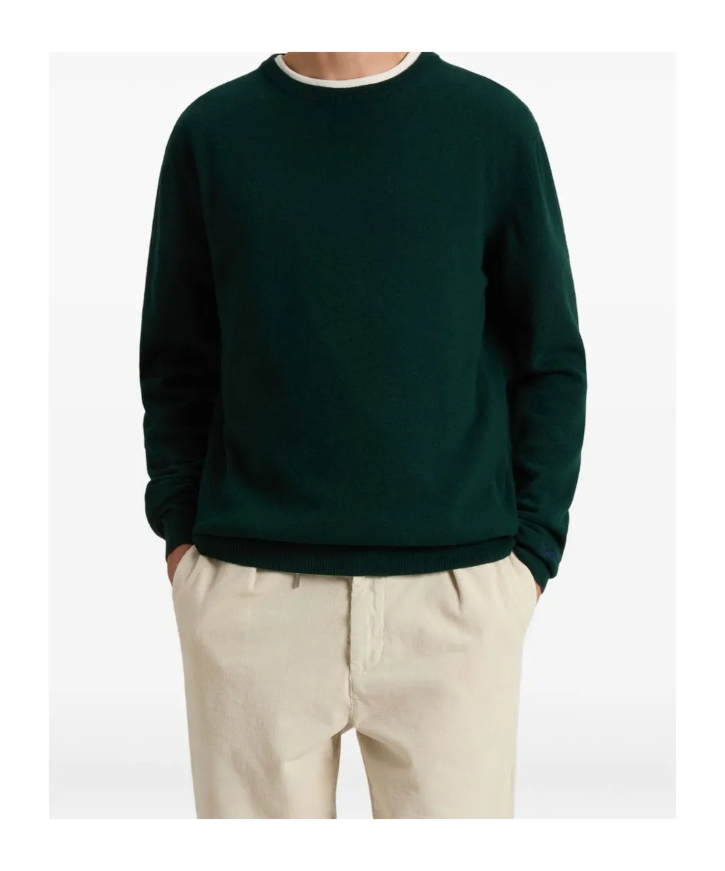 Crew Neck Long-Sleeved Sweater