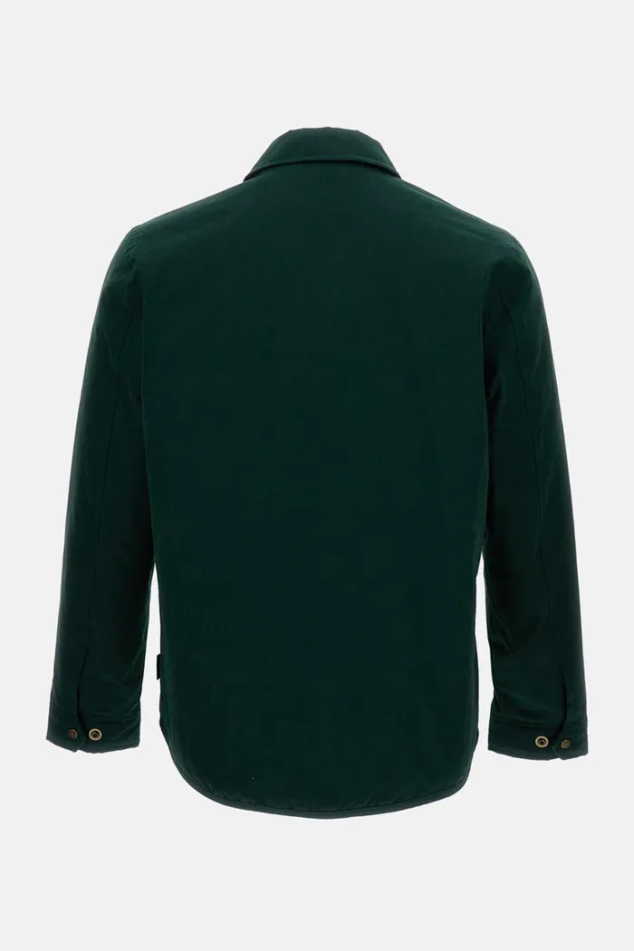 Button-Fastening Flap-Pocket Jacket