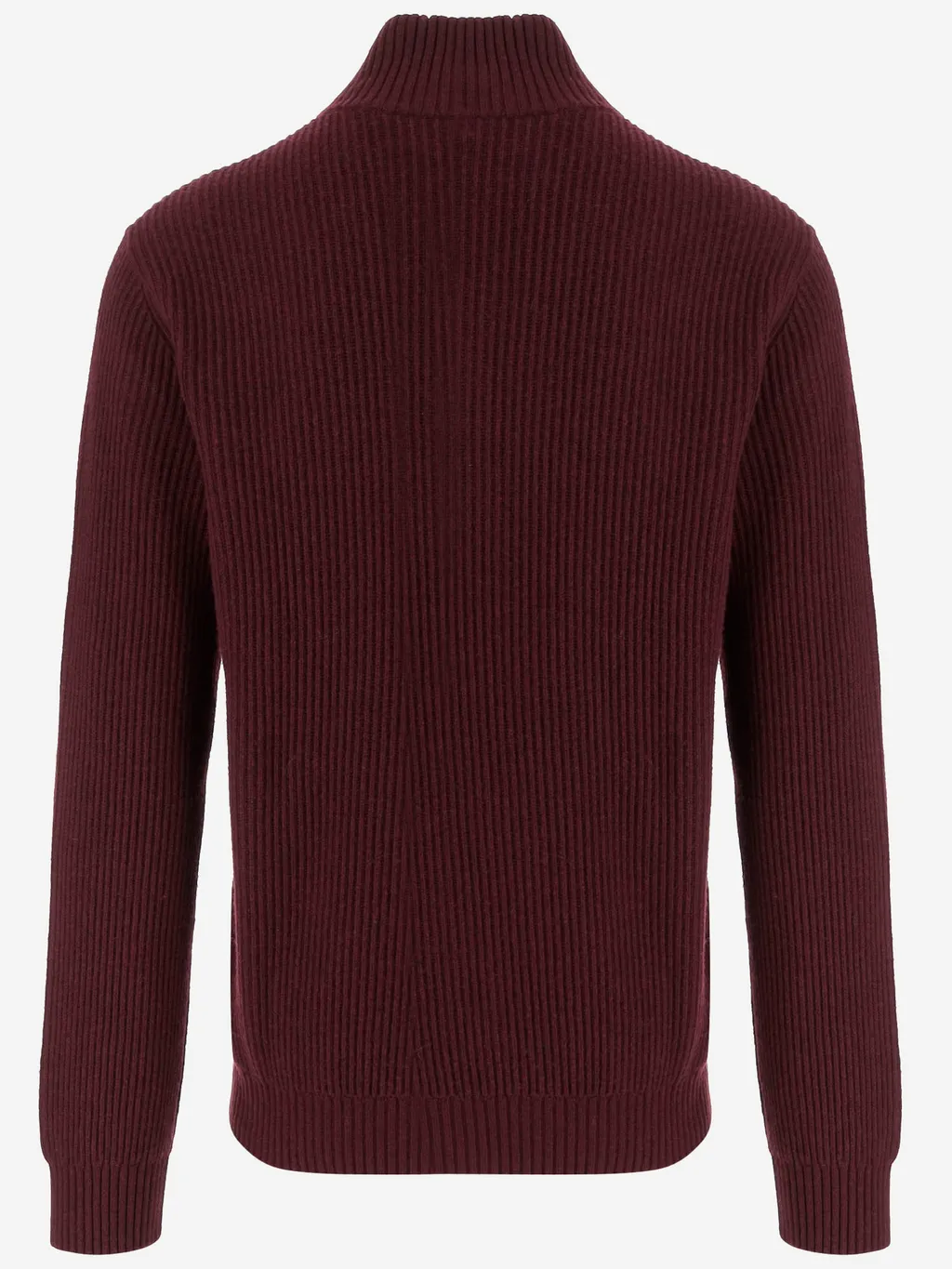 Ribbed Half-Zip Sweater