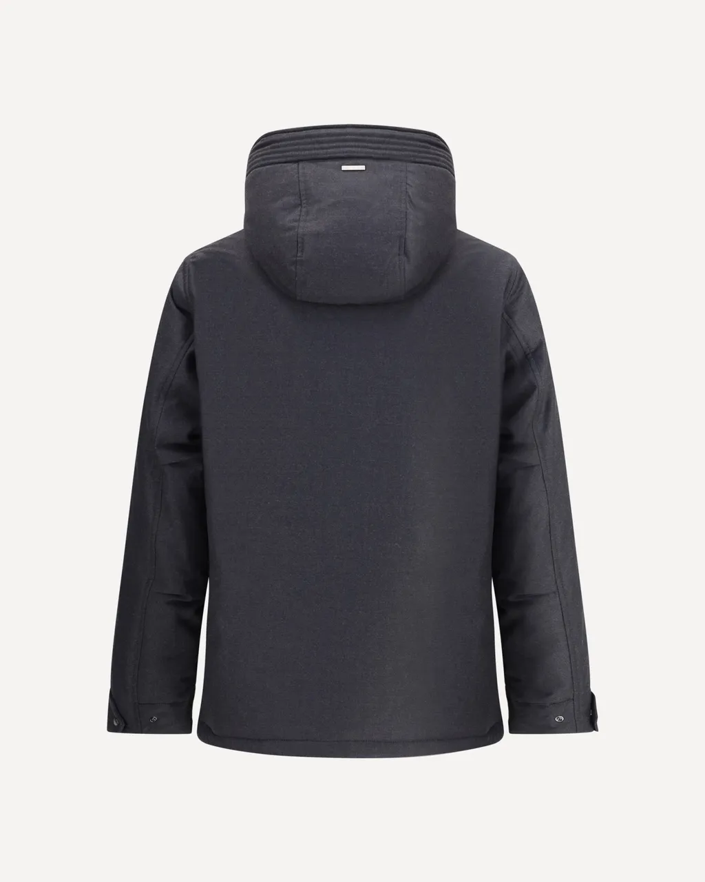 Drawstring-Hood Down Jacket