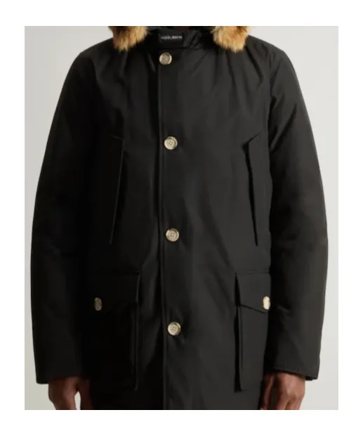 Parka With Fur Trim