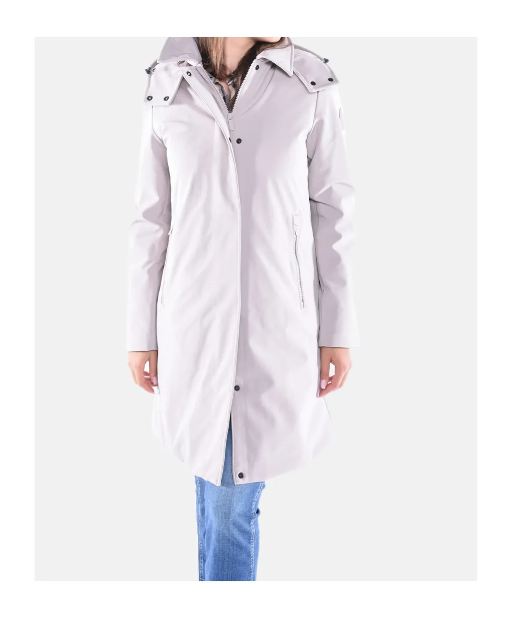 Logo Patch Hooded Parka
