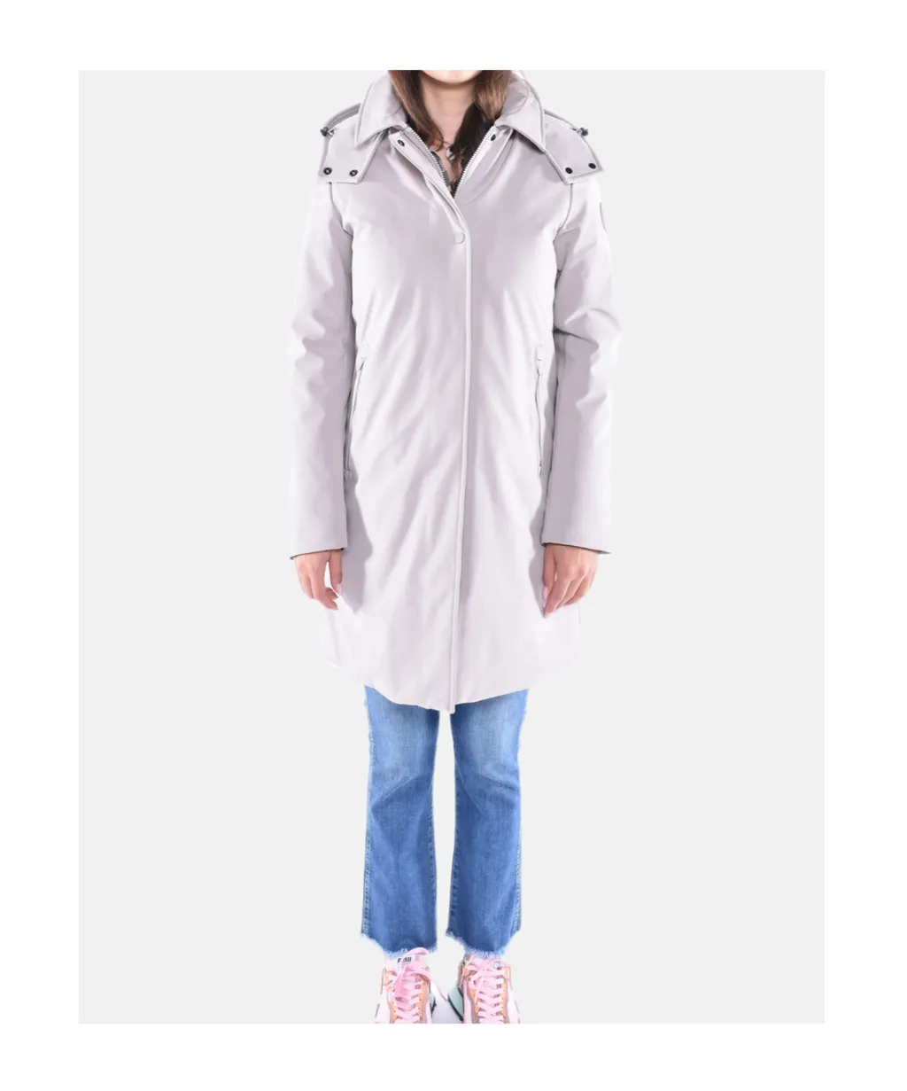 Logo Patch Hooded Parka