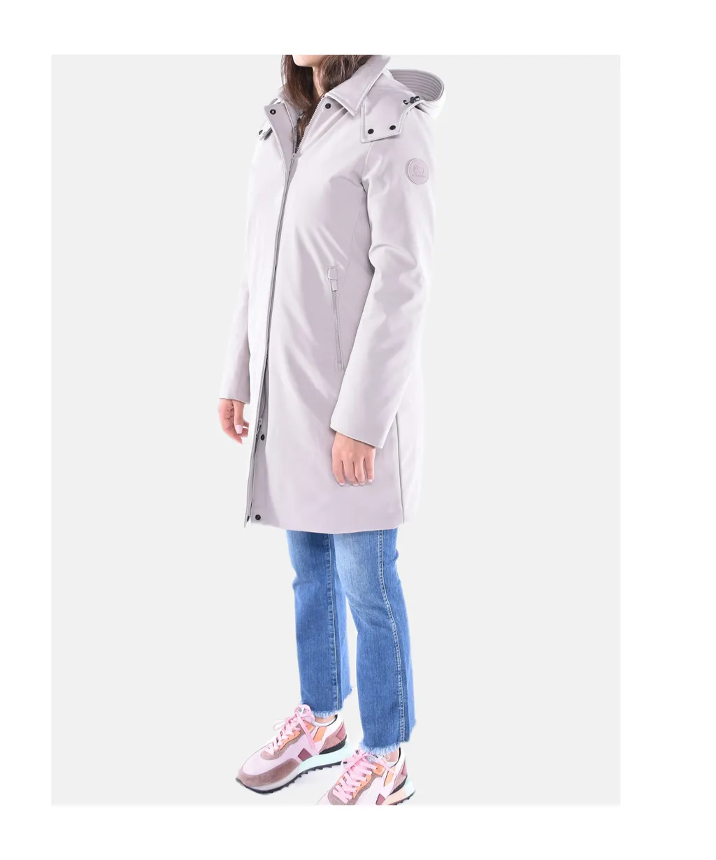 Logo Patch Hooded Parka