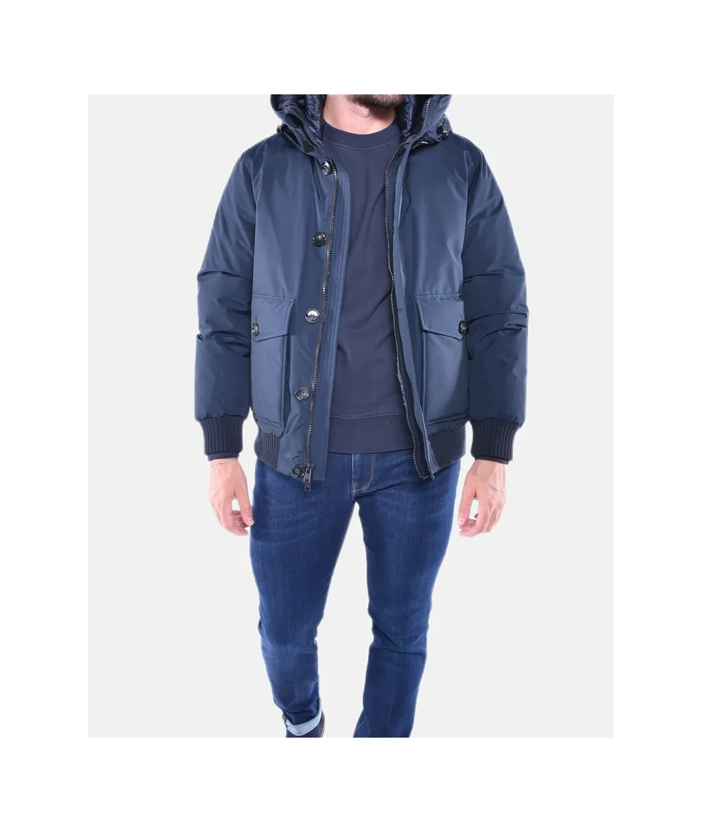 Hooded Polar Bomber Down Jacket