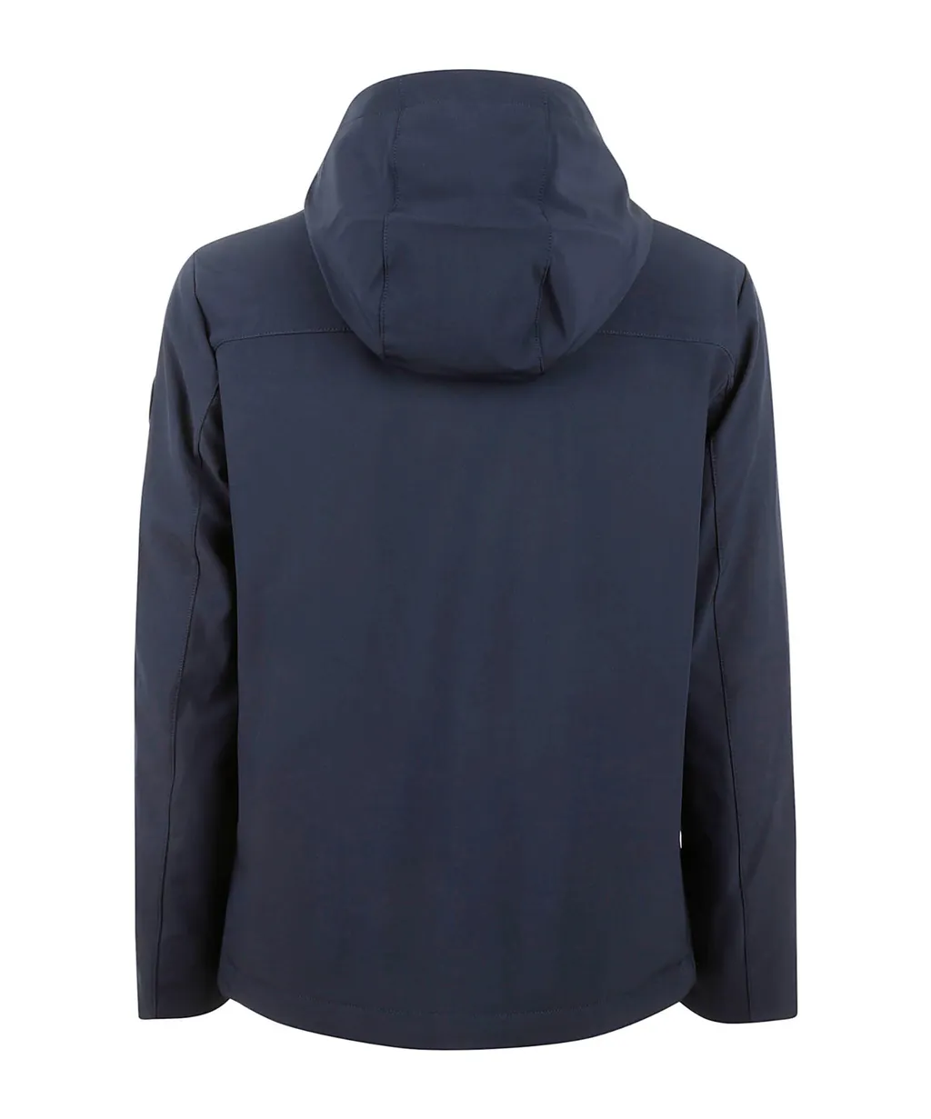 Zip-Up Hooded Down Jacket