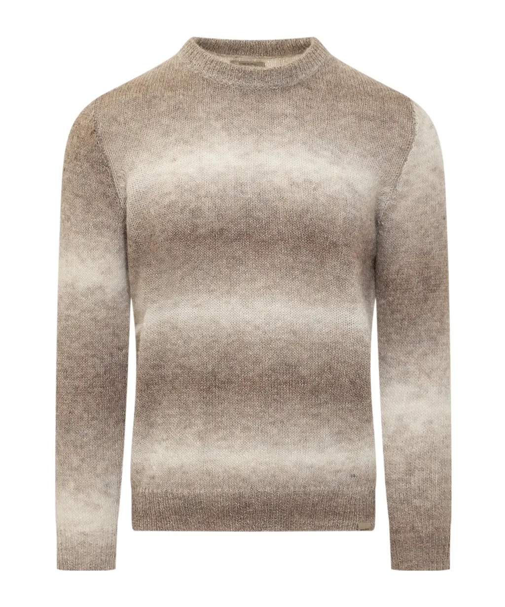 Ombré-Effect Knitted Jumper