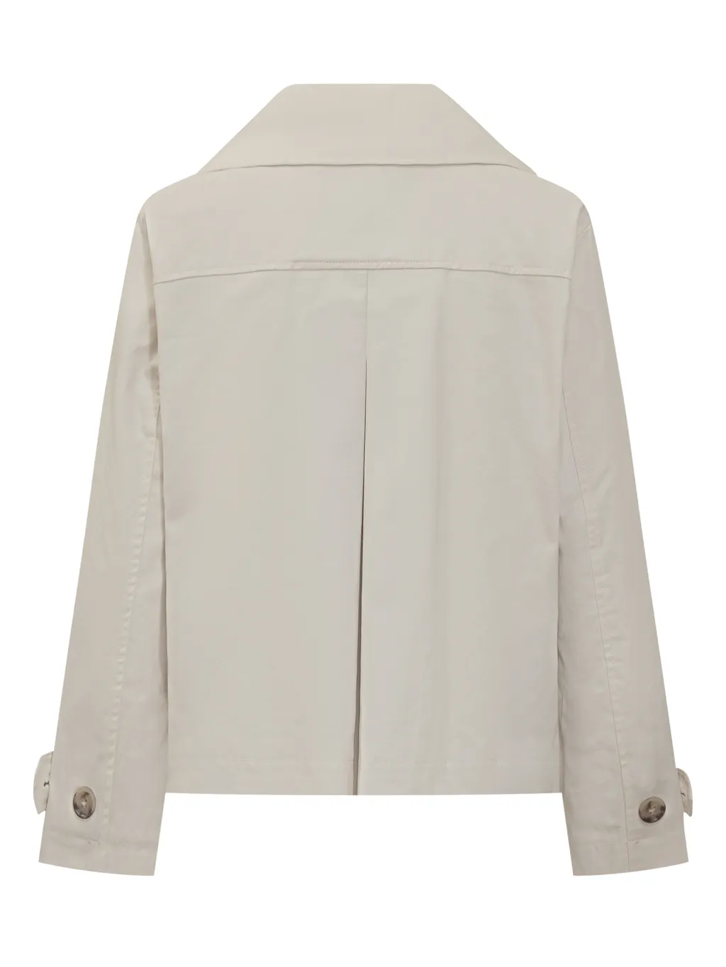 Double-Breasted Utility Peacoat