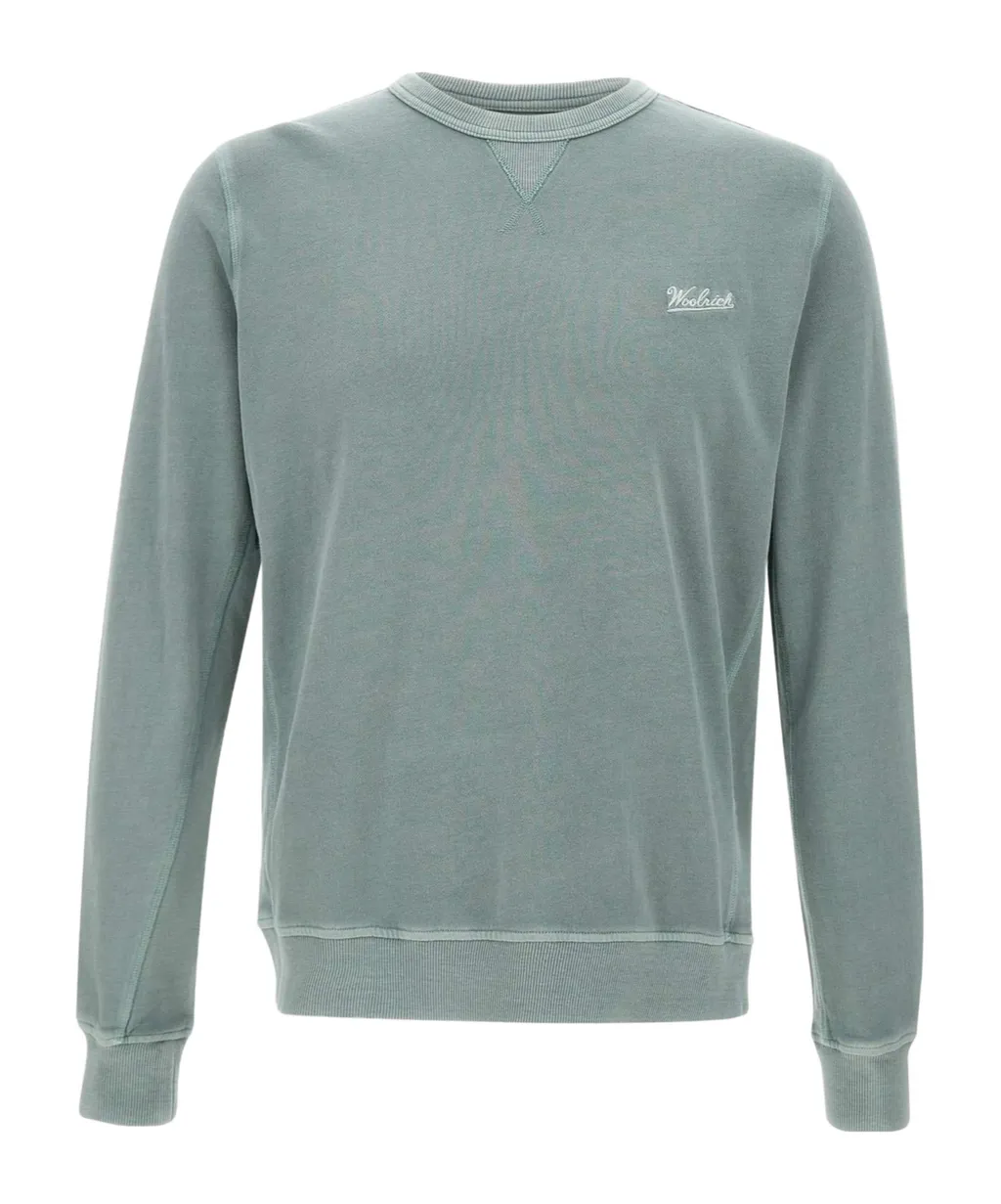 Logo Embroidered Crewneck Sweatshirt