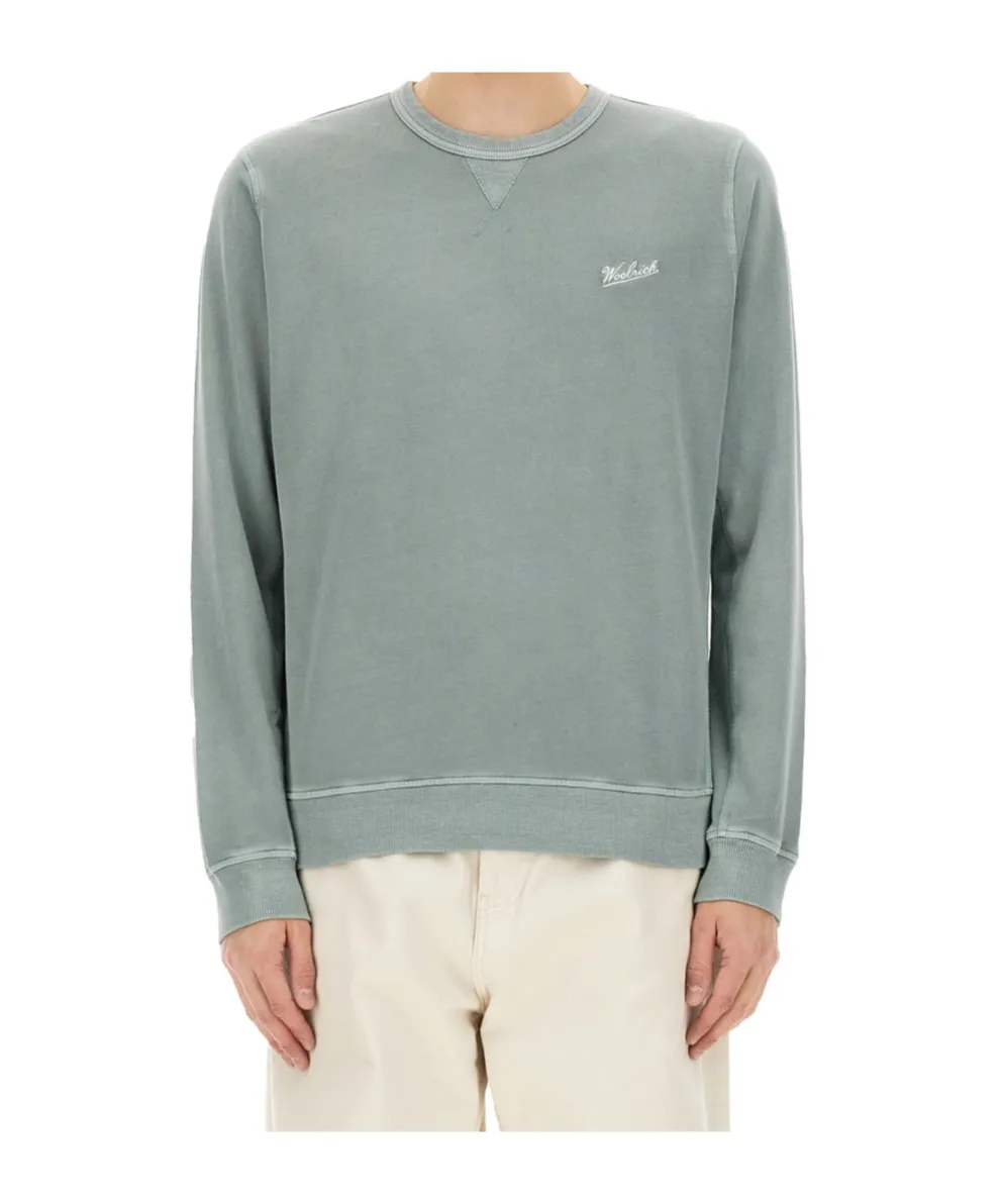 Logo Embroidered Crewneck Sweatshirt