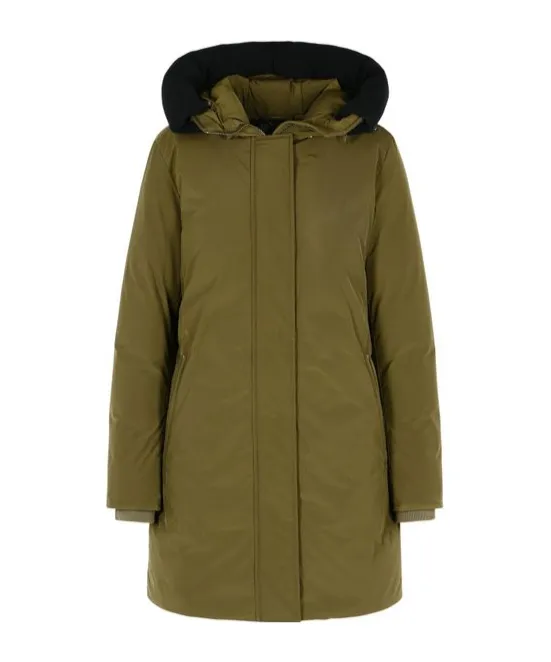 Padded Design Hooded Parka