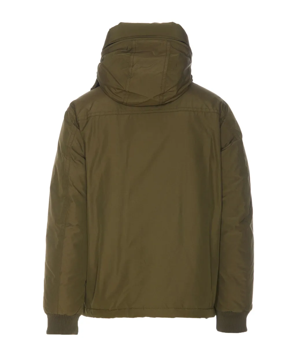 Ramar Cloth Hooded Bomber Jacket