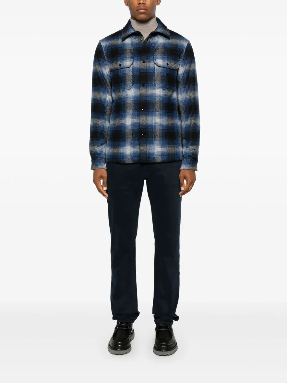 Alaskan Check-Pattern Overshirt