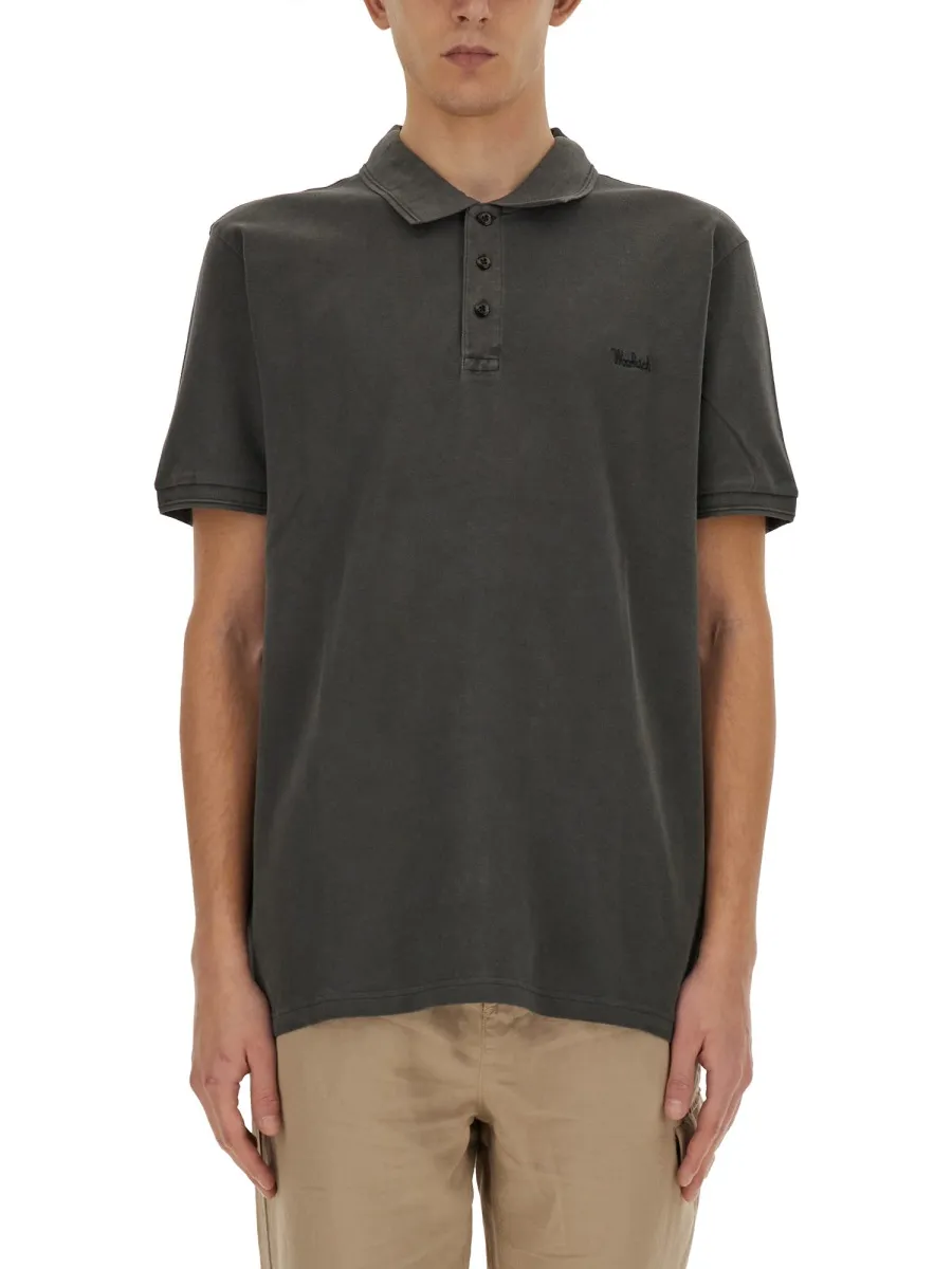 Mackinack Logo Embroidered Polo Shirt