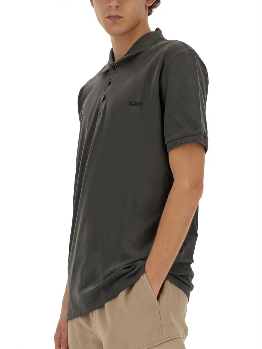 Mackinack Logo Embroidered Polo Shirt