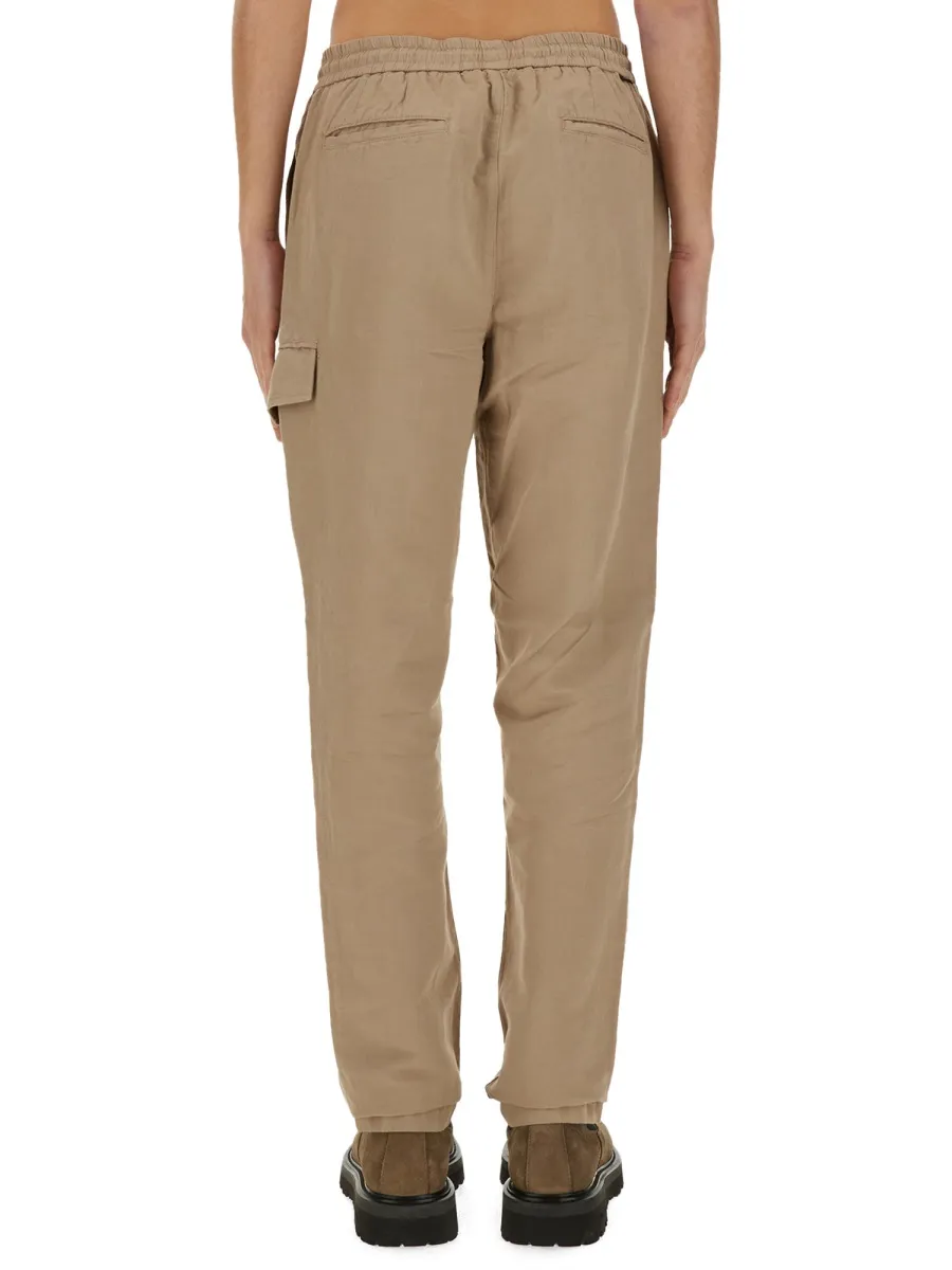 Drawstring Straight Leg Pants
