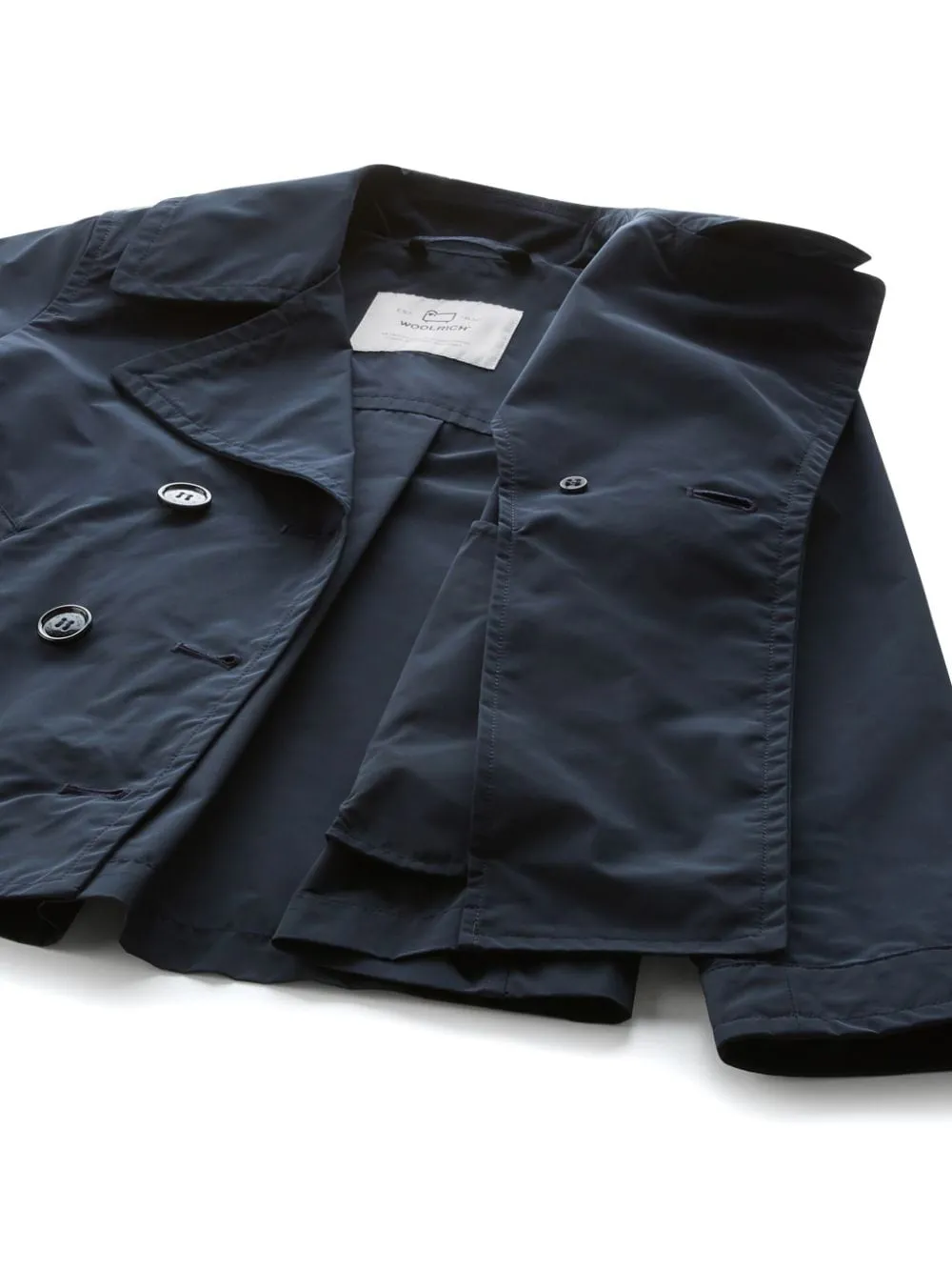 Summer Double-Breasted Long-Sleeved Peacoat