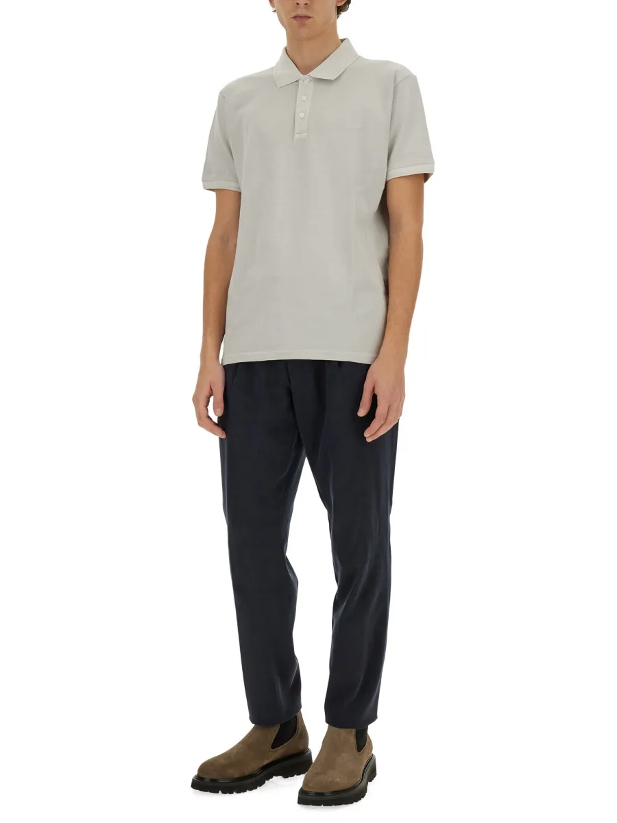 Mackinack Logo Embroidered Polo Shirt