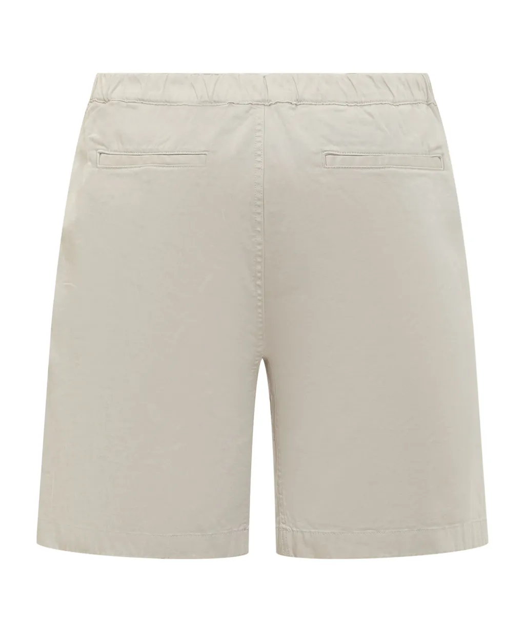 Belted-Waist Bermuda Shorts