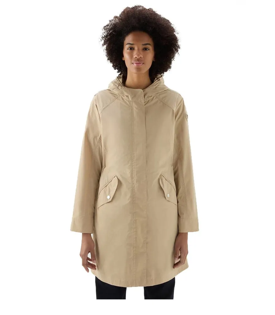 Logo Hooded Coat