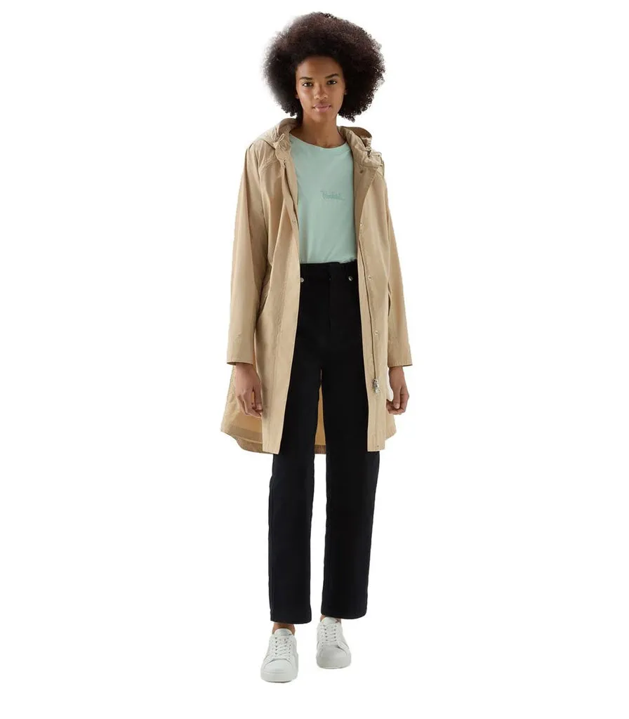 Logo Hooded Coat