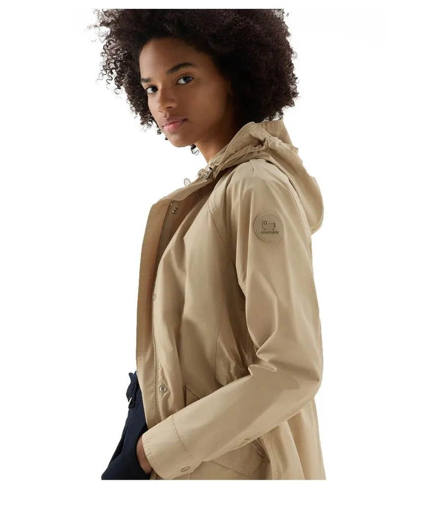 Logo Hooded Coat