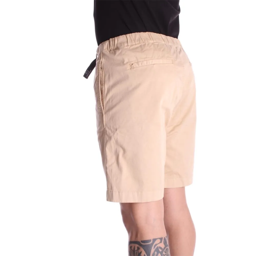 Belted-Waist Bermuda Shorts