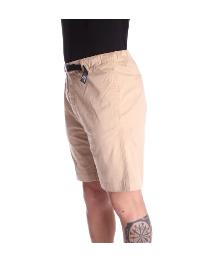 Belted-Waist Bermuda Shorts