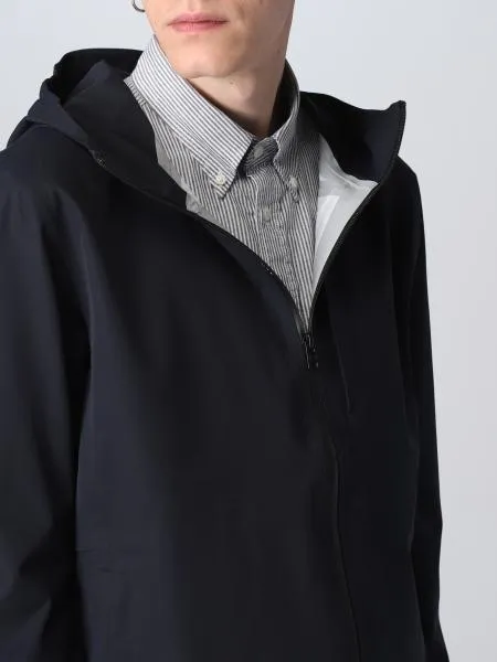 Logo-Patch Zi-Up Hooded Jacket