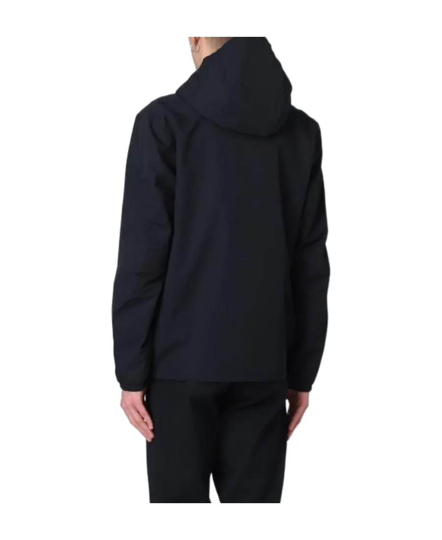 Logo-Patch Zi-Up Hooded Jacket