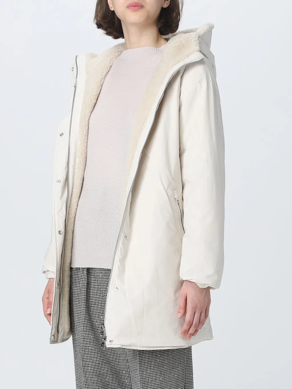 Reversible Hooded Parka Coat