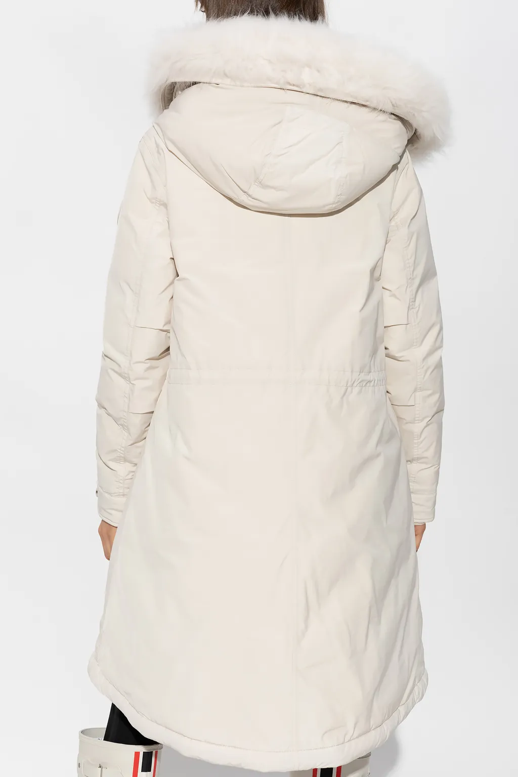 Logo Patch Hooded Parka