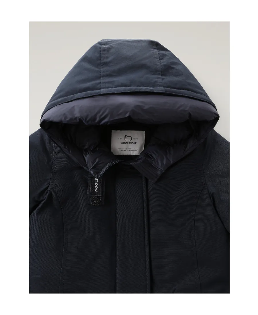 Teen Hooded Feather-Down Padded Coat