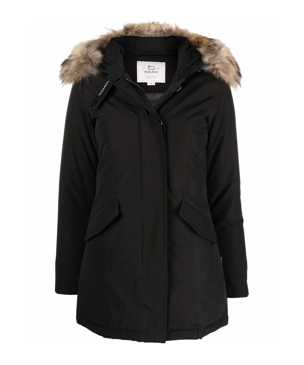 Fur-Trimmed Hooded Parka