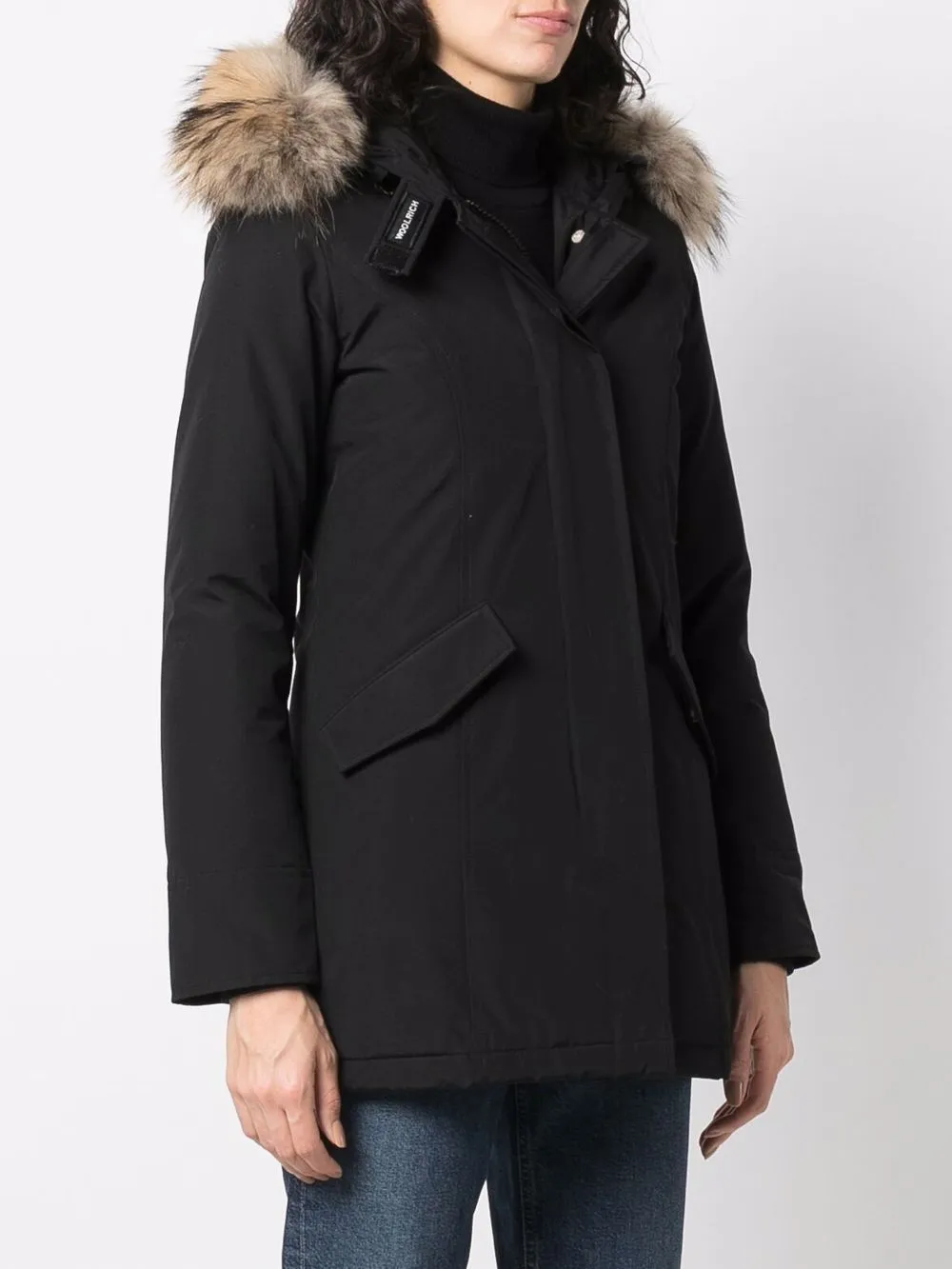 Fur-Trimmed Hooded Parka