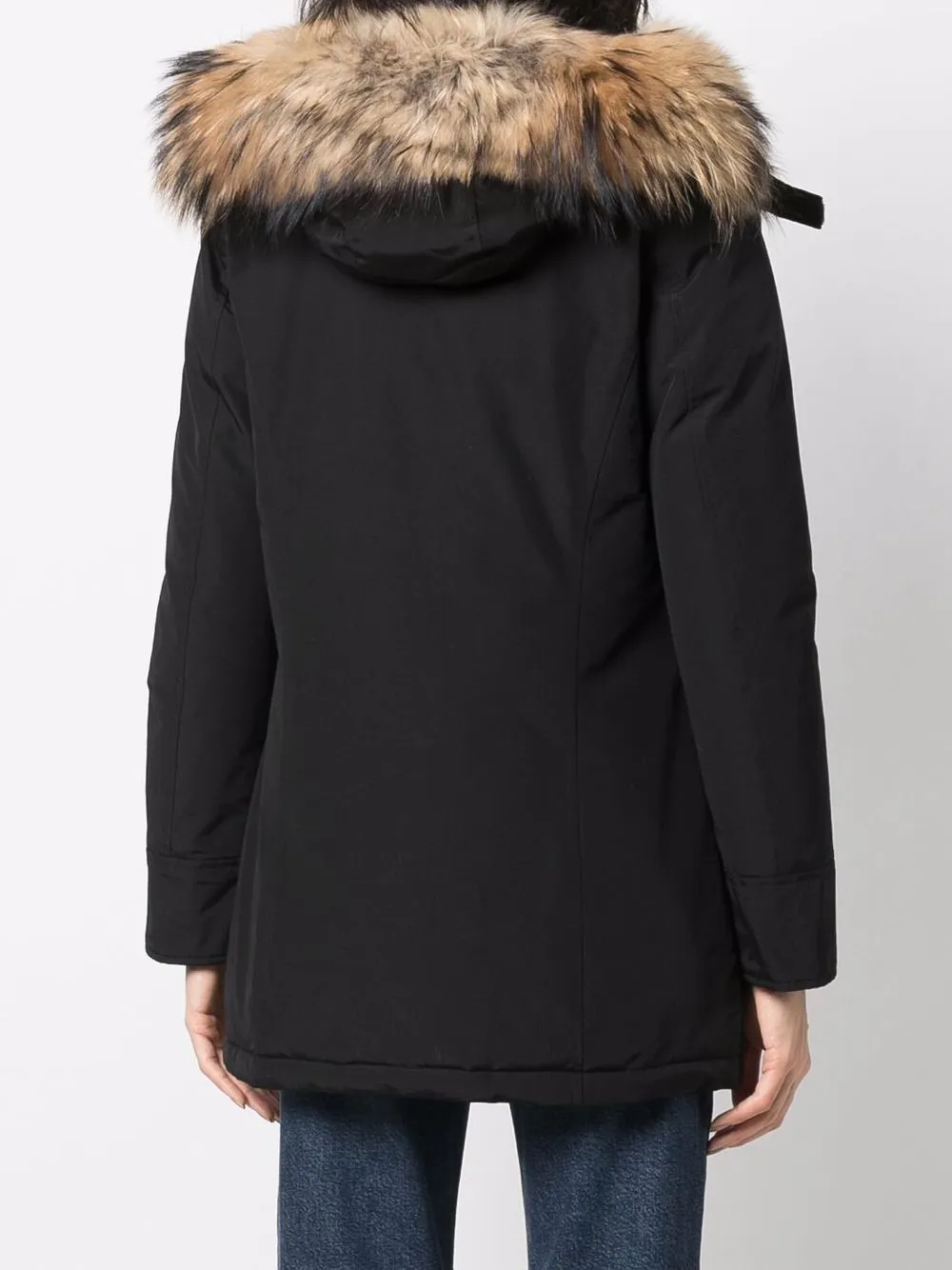 Fur-Trimmed Hooded Parka