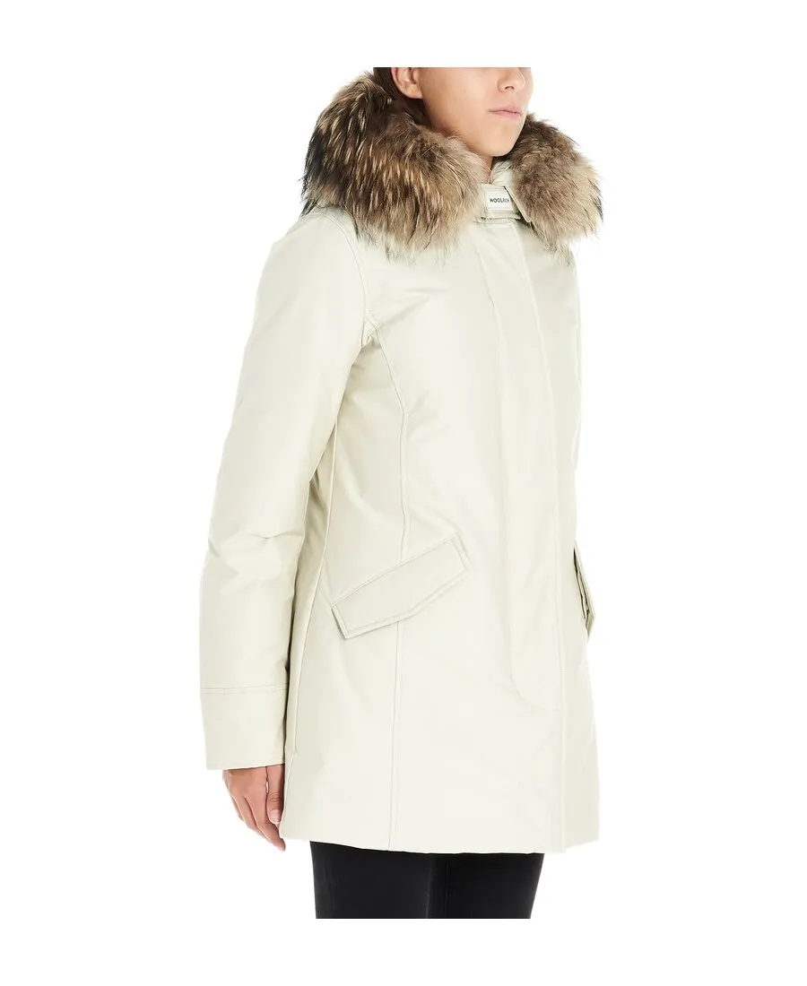 Hooded Fur Trimmed Coat