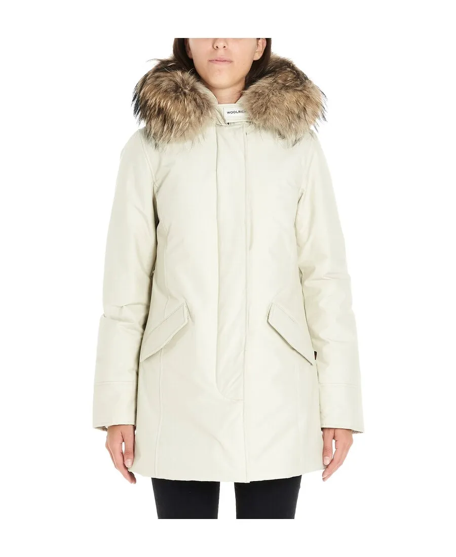 Hooded Fur Trimmed Coat
