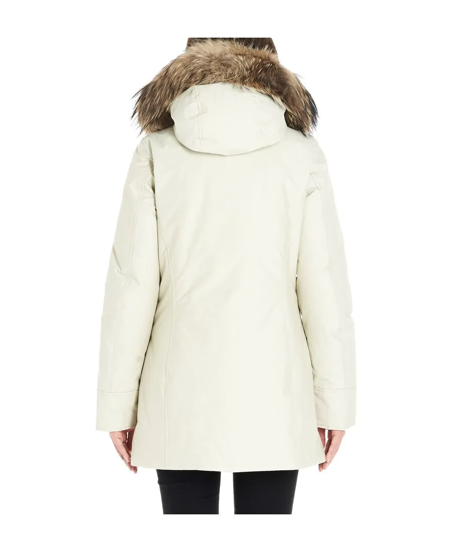 Hooded Fur Trimmed Coat