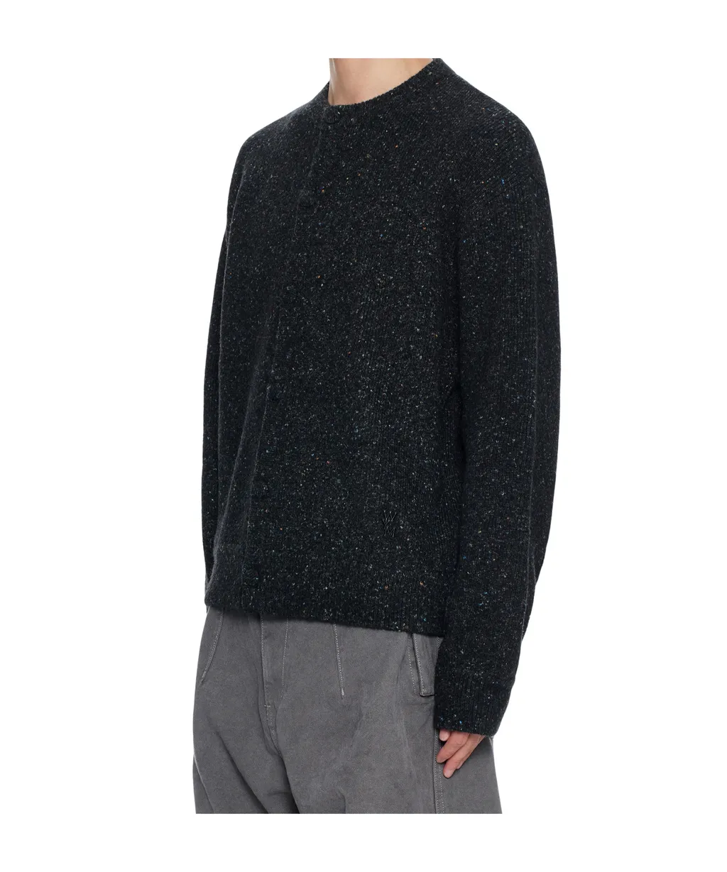 Logo Crewneck Cardigan