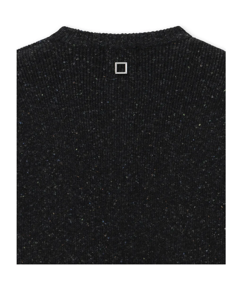 Logo Crewneck Cardigan