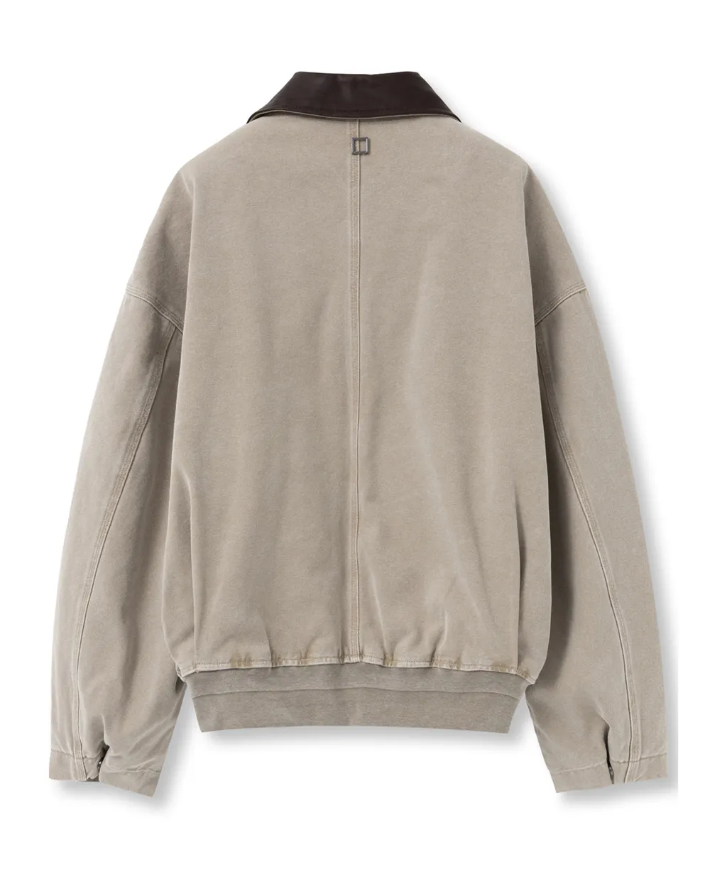 Contrast Collar Jacket